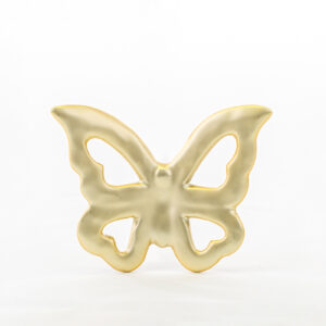 Farfalla calamita oro  8X6cm