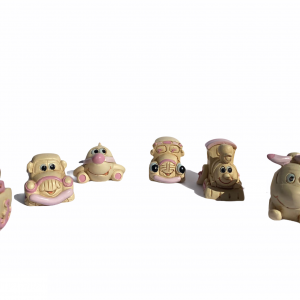 Segnaposto veicoli rosa 6 ass