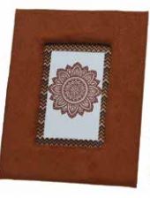 Cornice porta foto arancia bruciata 19x24cm