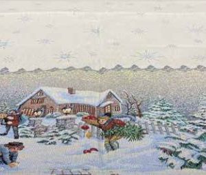 Tovaglia trenino 180x140cm