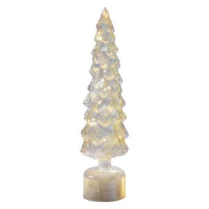 ABETE LED IN VETRO SILVER